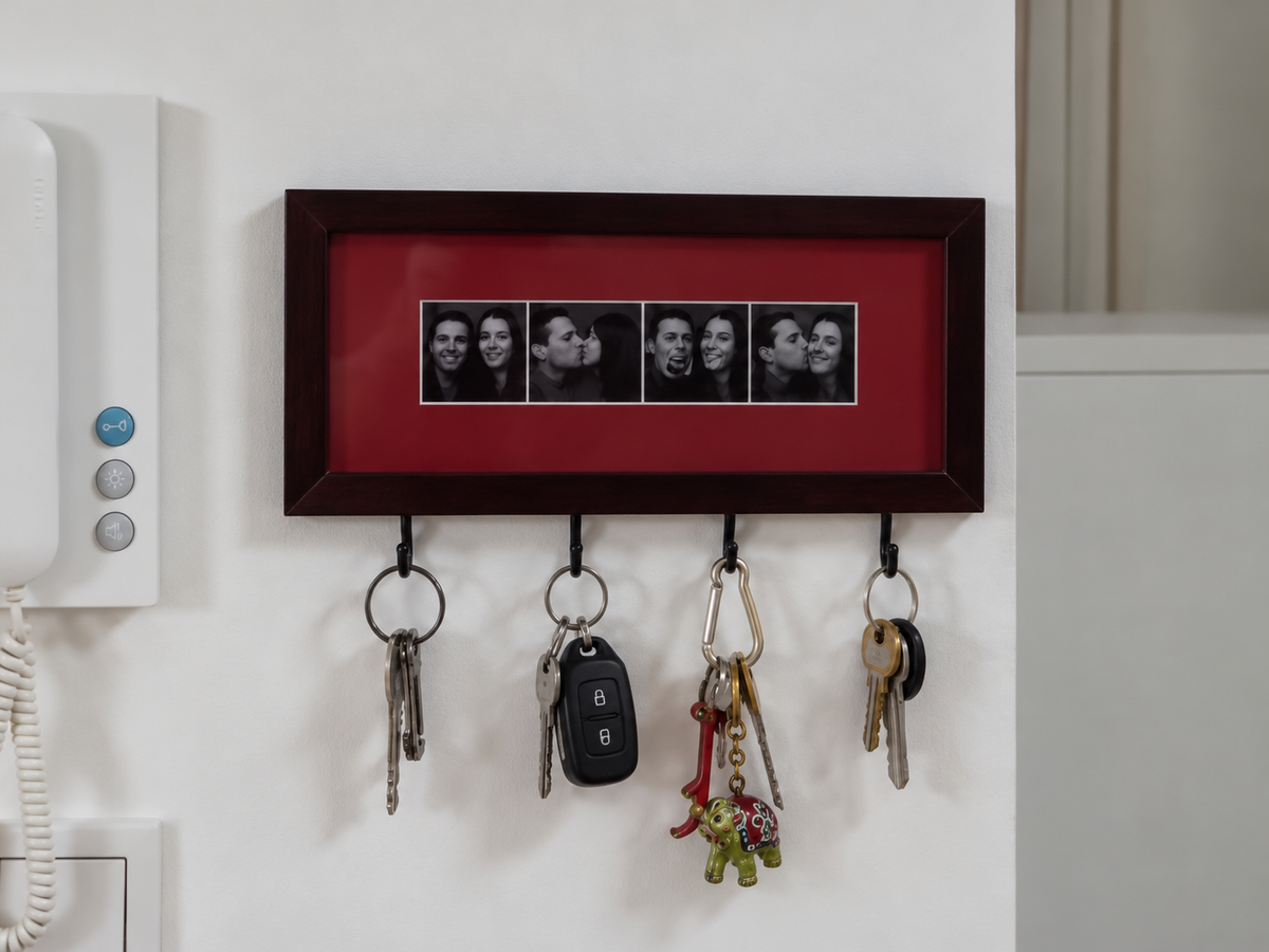 Kişiye Özel Fotoğraflı Anahtarlık