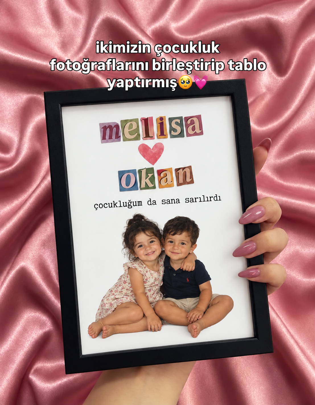 Kişiye Özel İsimli Anı Tablosu-15