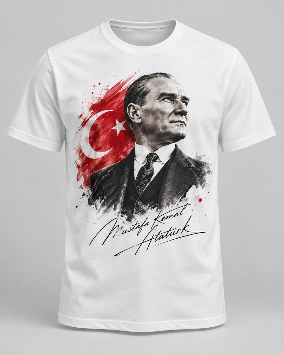 Atatürk Baskılı Tişört-1