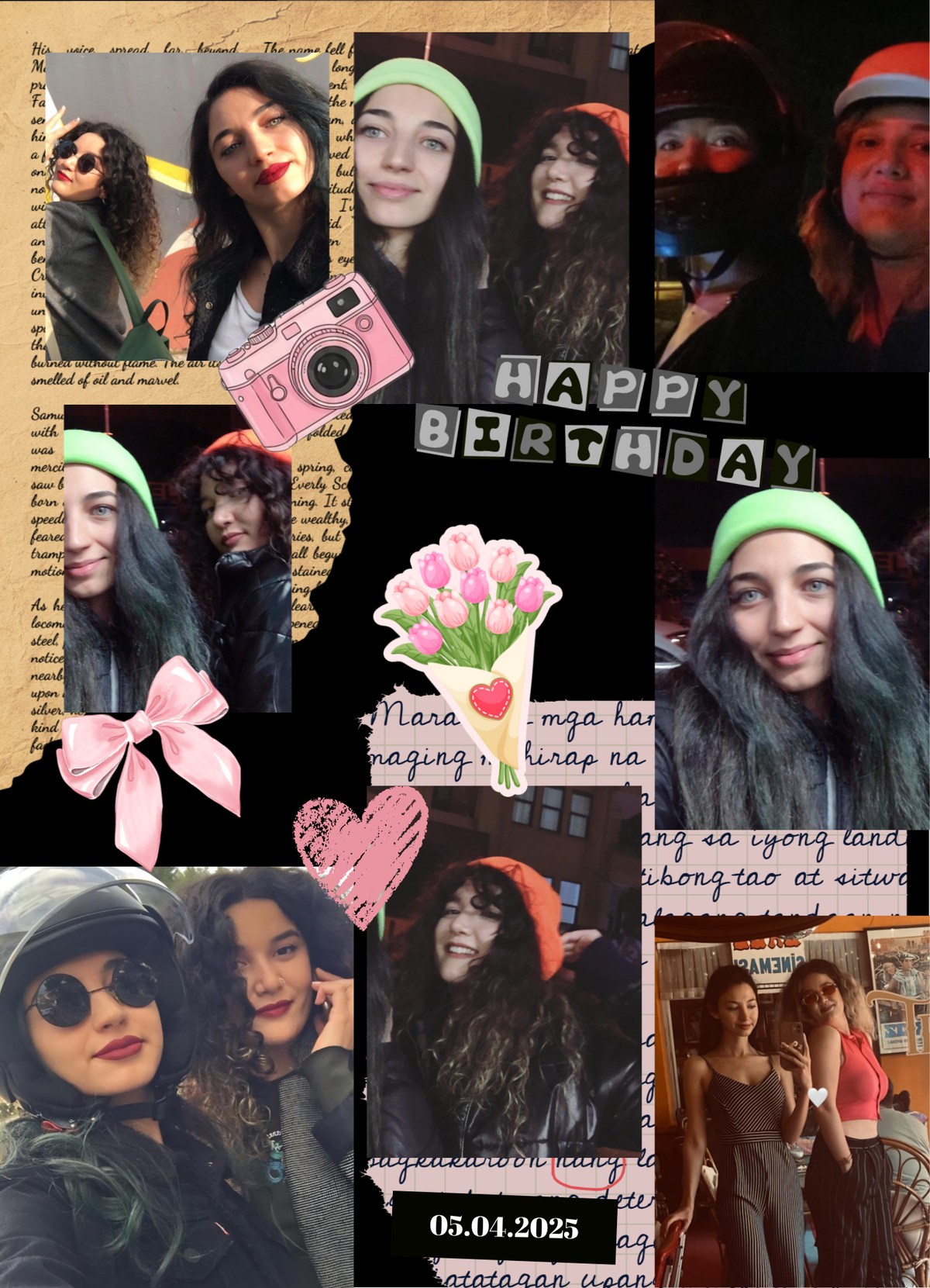 Kişiye Özel Fotoğraf Kolajı Anı Tablosu-6
