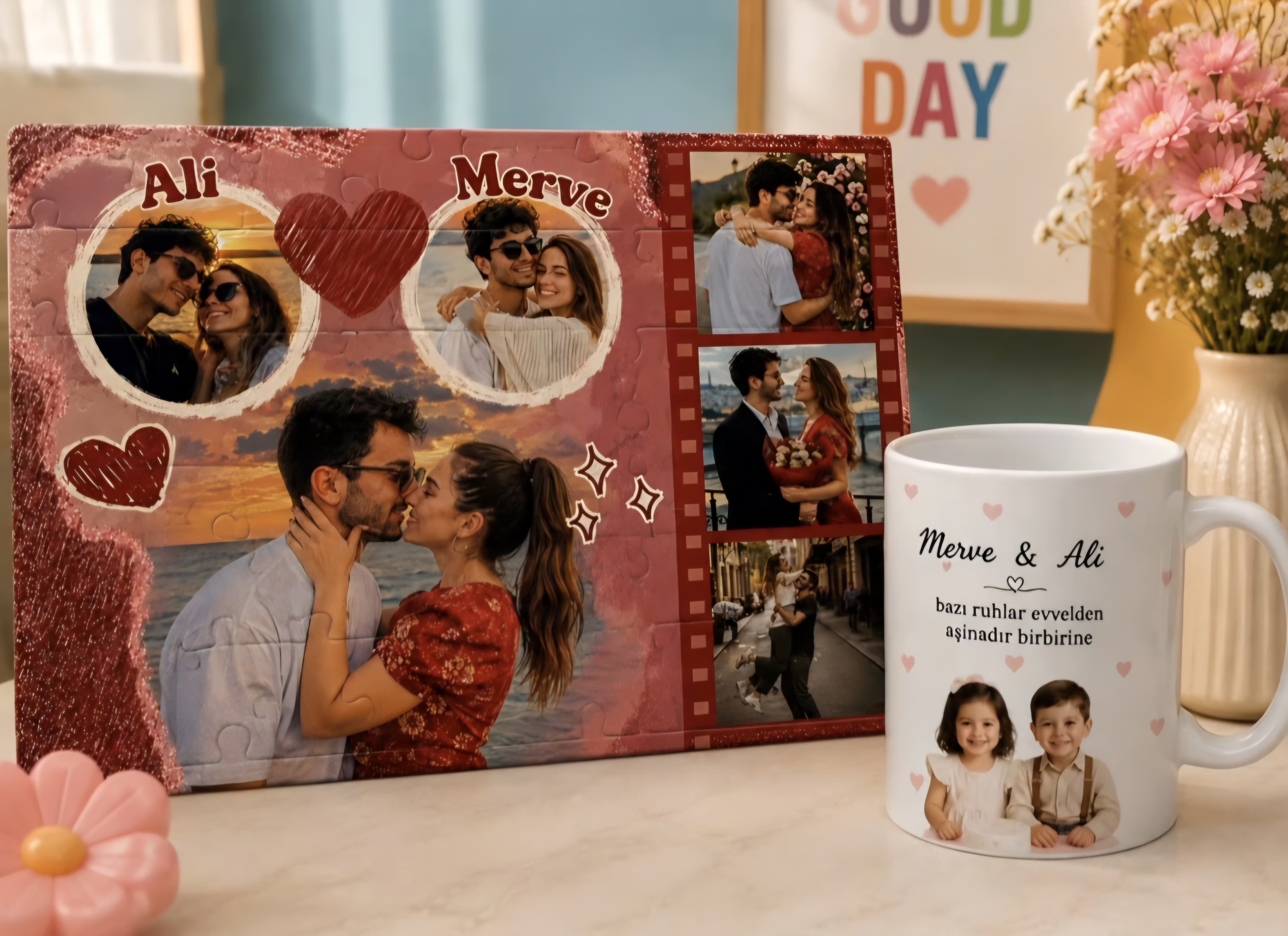 Kişiye Özel Kupa Puzzle Set