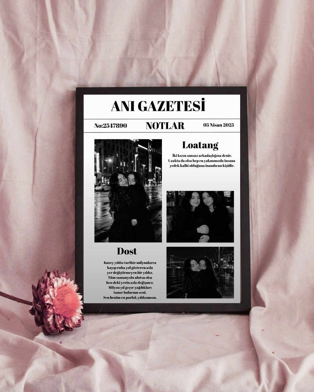 Kişiye Özel Anı Gazetesi-2