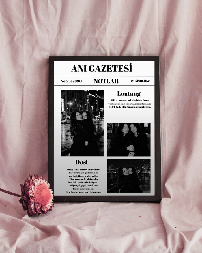 Kişiye Özel Anı Gazetesi-2