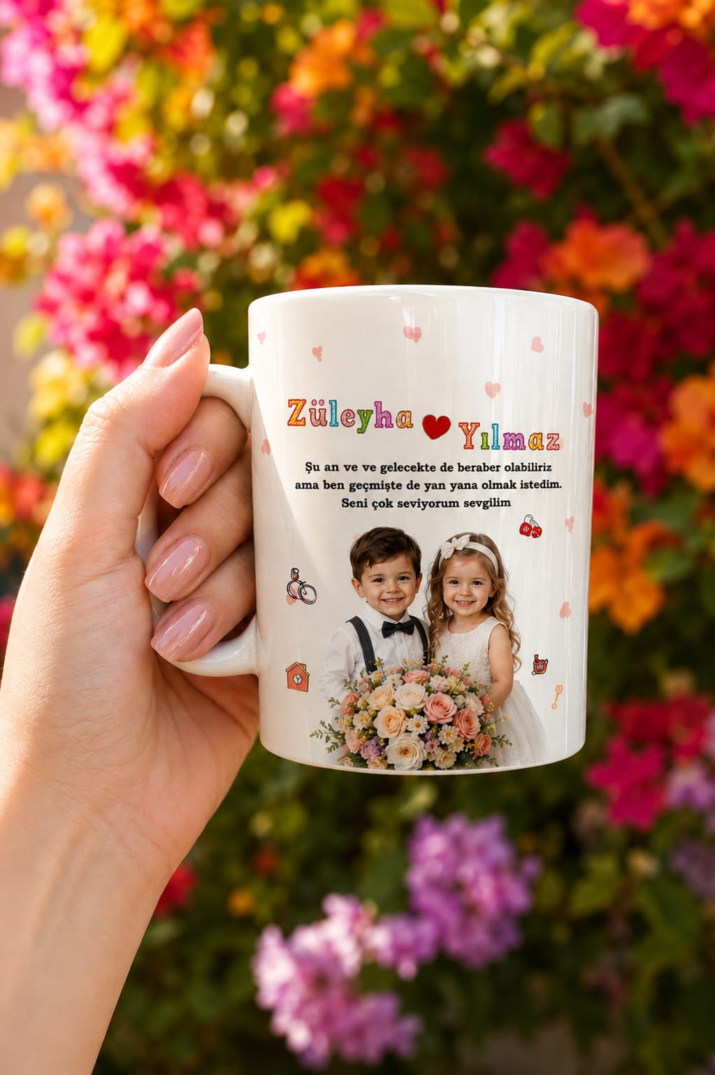 Kişiye Özel Kupa Anı Tablosu 3`lü Set-2