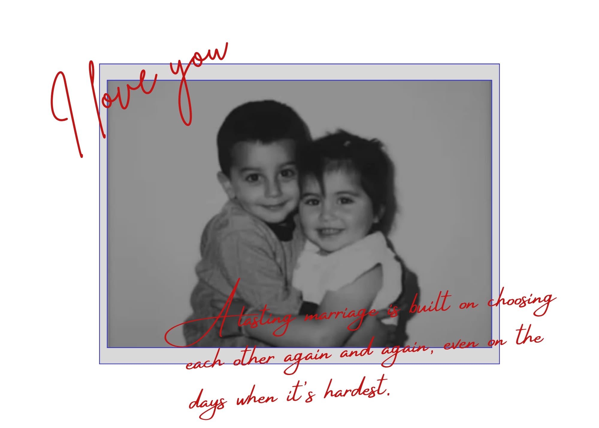 Kişiye Özel I love You Anı Tablosu