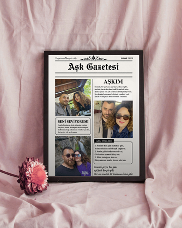 Kişiye Özel Aşk Gazetesi